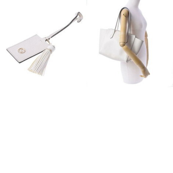 GUCCI Swing Tote White Calf Bag - Picture 12 of 12